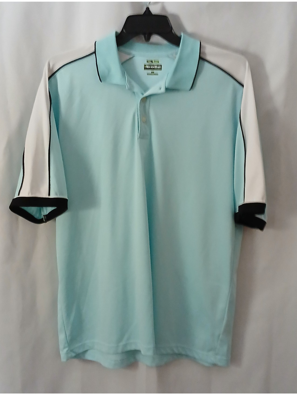 Men's Golf Polo Tech Short Sleeve Wicking Sporty Resort Preppy Gorpcore SZ XL